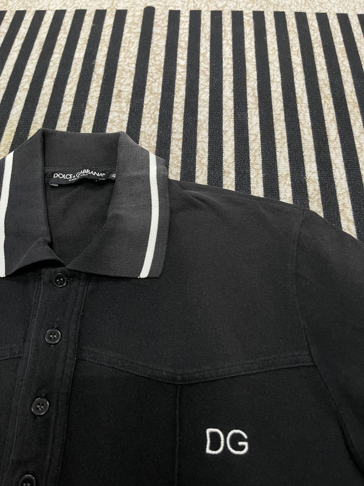 Dolce & Gabbana 2000s DOLCE & GABANNA EMBROIDERED LOGO POLO SHIRT Size US S / EU 44-46 / 1 - 5 Thumbnail