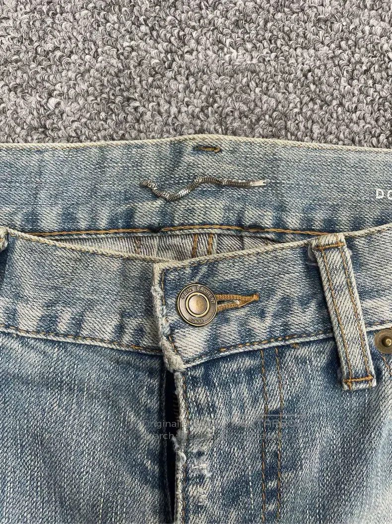 Saint Laurent Paris Saint Laurent Paris Destroyed blue jeans Size US 28 / EU 44 - 3 Thumbnail