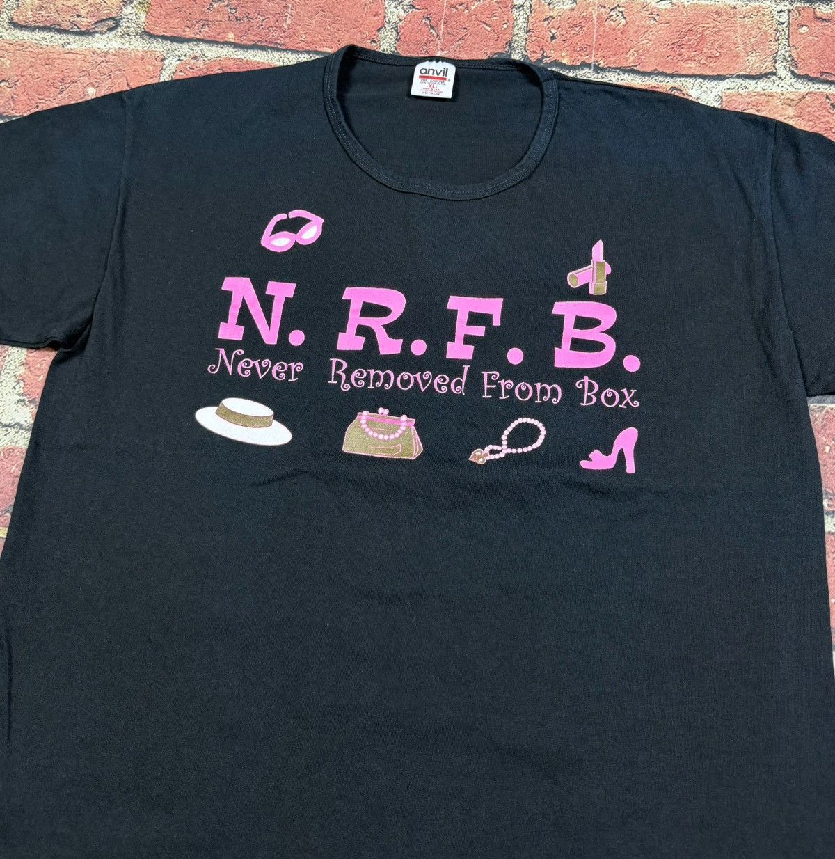 Anvil Vintage Barbie Tee NRFB Never Removed From Box Single Stitch Size XL / US 12-14 / IT 48-50 - 4 Thumbnail