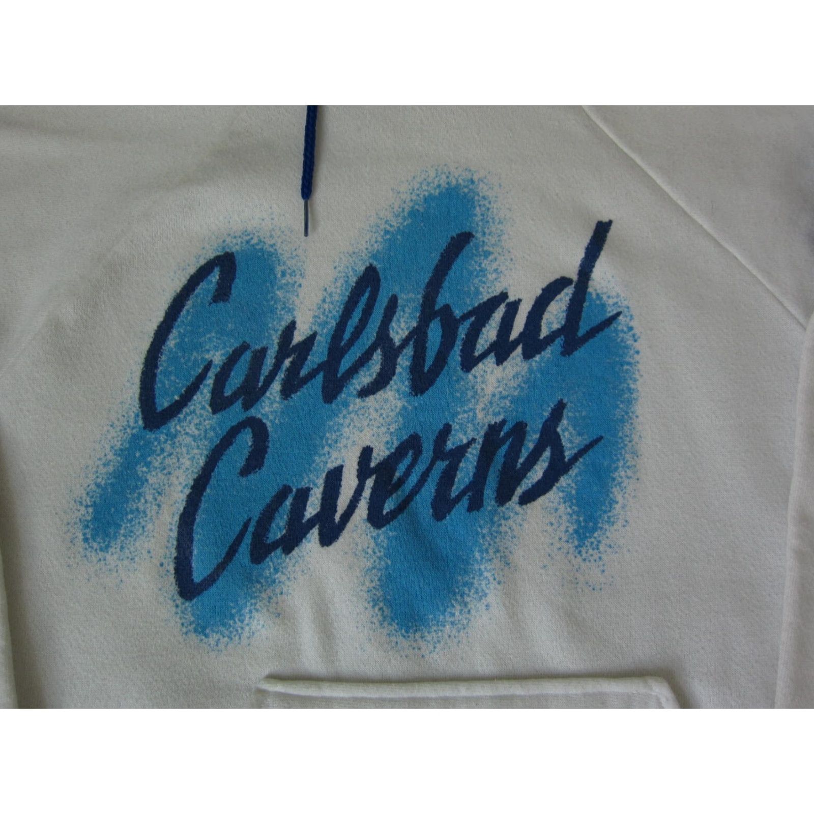 Vintage VINTAGE Breakaway Hoodie Mens M White 90s Carlsbad Caverns Made in USA Hoodies Mens Size US M / EU 48-50 / 2 - 2 Thumbnail