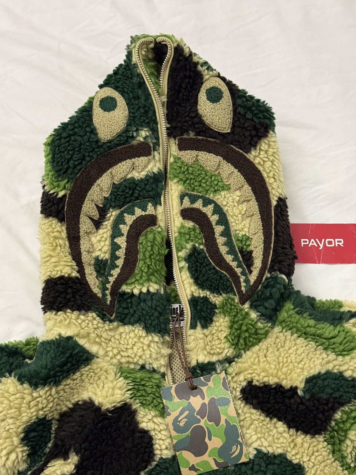 Bape ABC CAMO BOA SHARK RELAXED FIT FULL ZIP HOODIE | Grailed