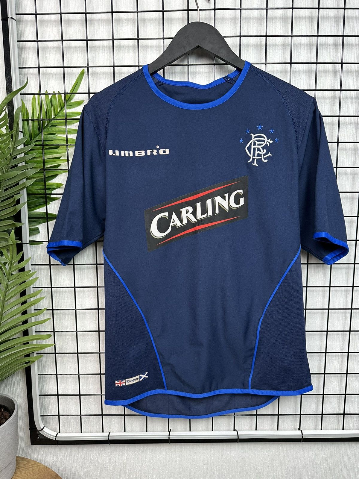 Umbro × Vintage Glasgow Rangers vintage 00’s training jersey Umbro Men Navy Size US M / EU 48-50 / 2 - 1 Thumbnail