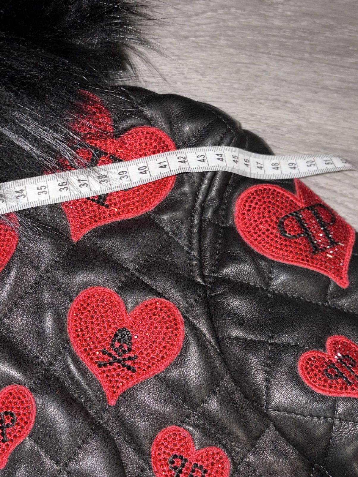 Philipp Plein Philipp Plein Rare Swarovski embellished black leather Size M / US 6-8 / IT 42-44 - 4 Thumbnail