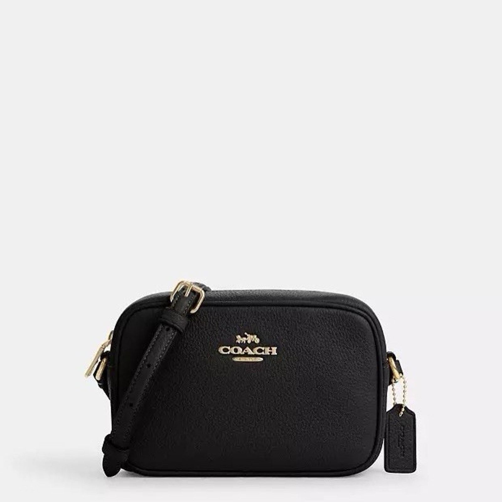 Coach NWT COACH CQ875 Mini Jamie Camera Bag Purse Leather Black Size ONE SIZE - 5 Thumbnail