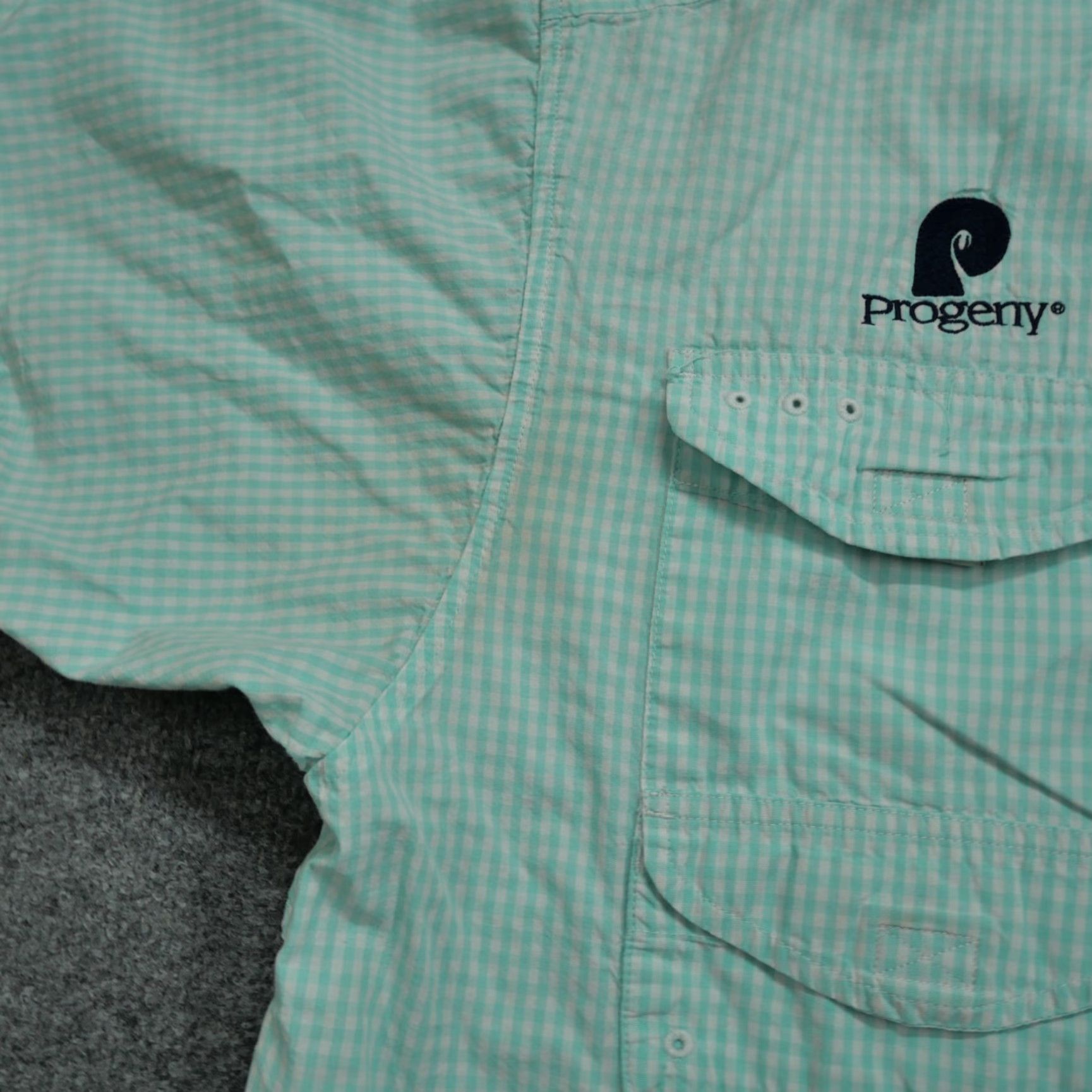 Vintage Columbia Shirt Mens Large Blue White Button Up Fishing Vented Super Bonehead Shirt Size US L / EU 52-54 / 3 - 7 Thumbnail