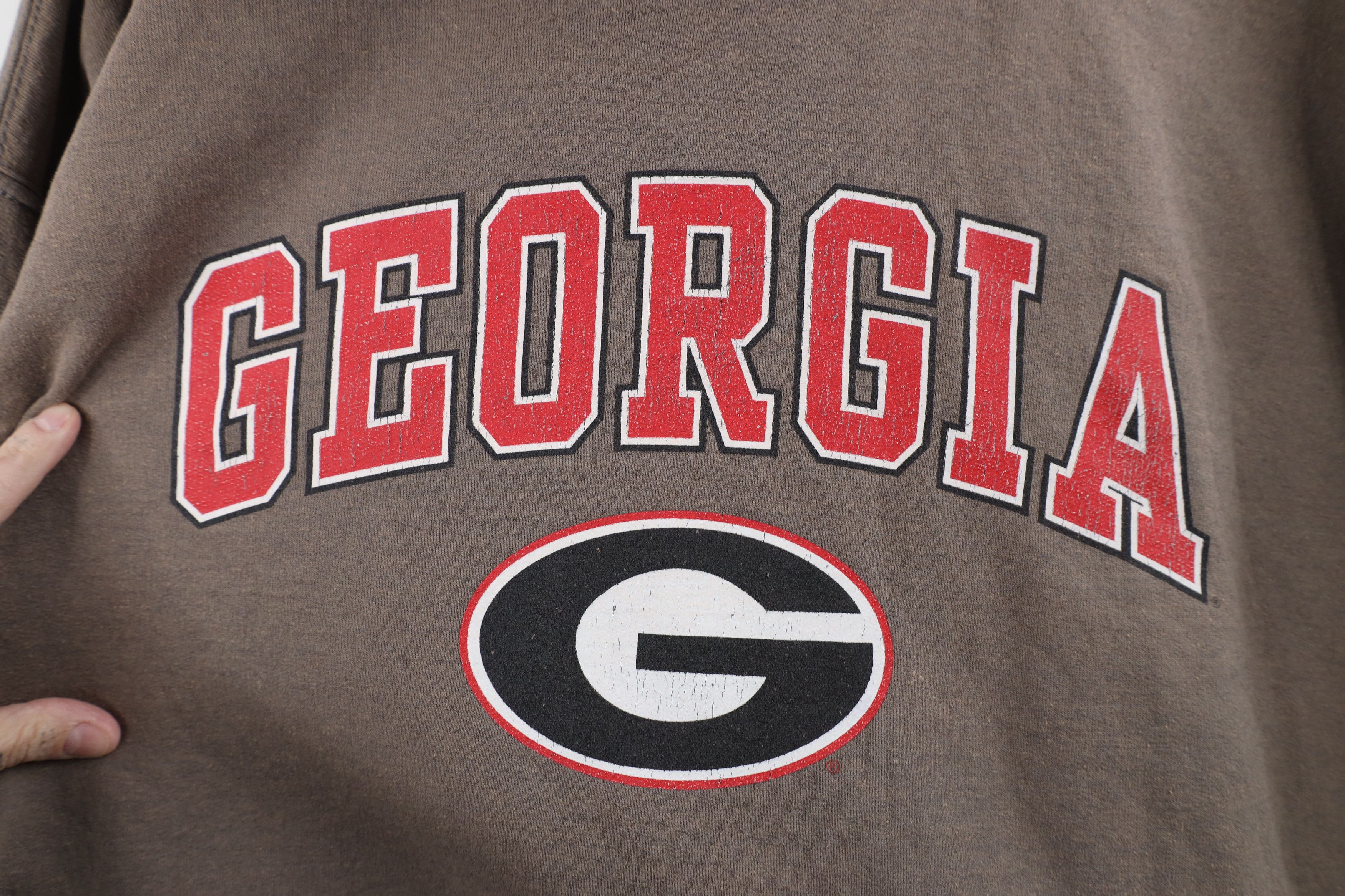 Vintage Vintage 90s Spell University of Georgia Hoodie Sweatshirt Size US XXL / EU 58 / 5 - 4 Thumbnail