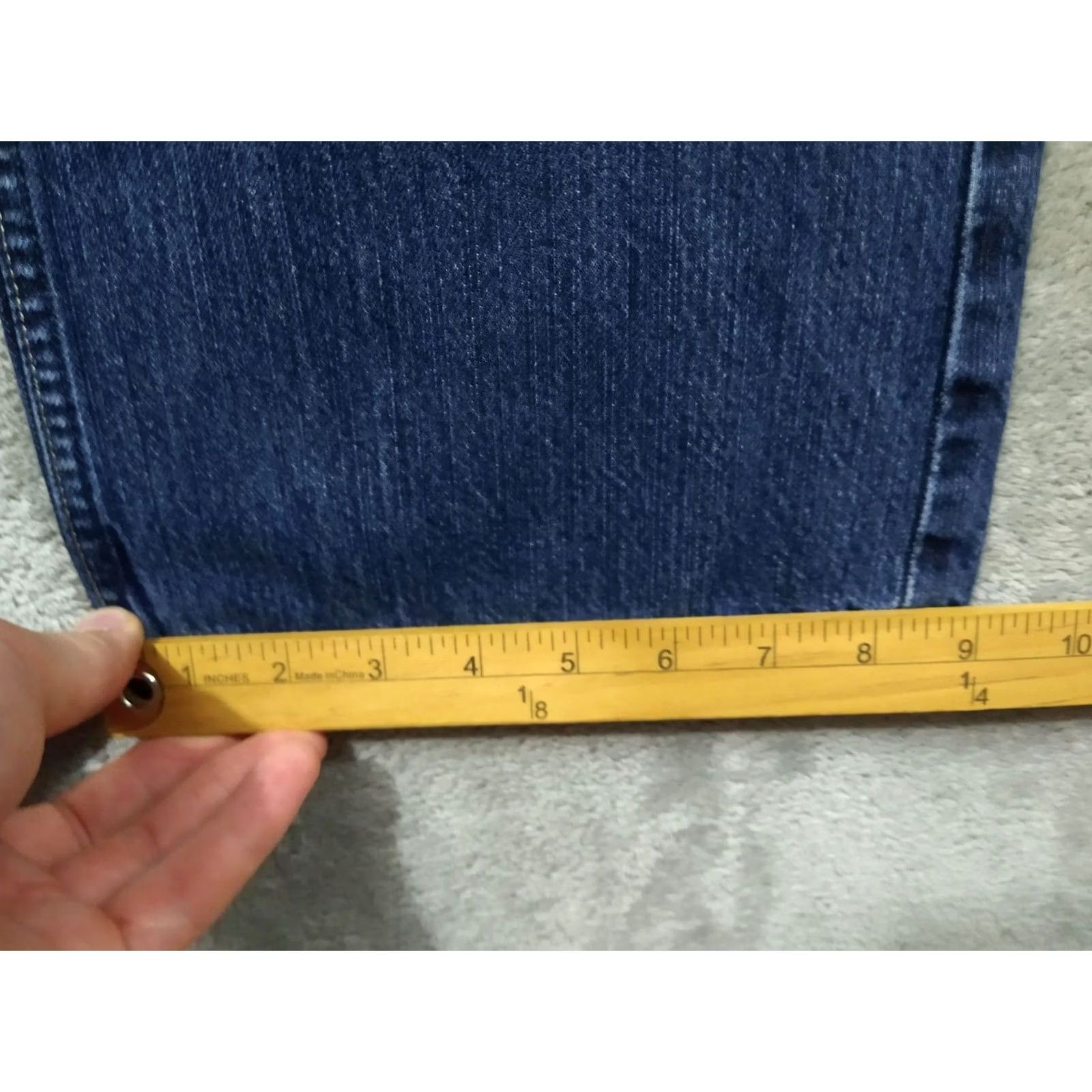 American Eagle Outfitters American Eagle Jeans Men 31x30 Blue Denim Bootcut Low Rise Dark Wash Size US 31 - 6 Thumbnail