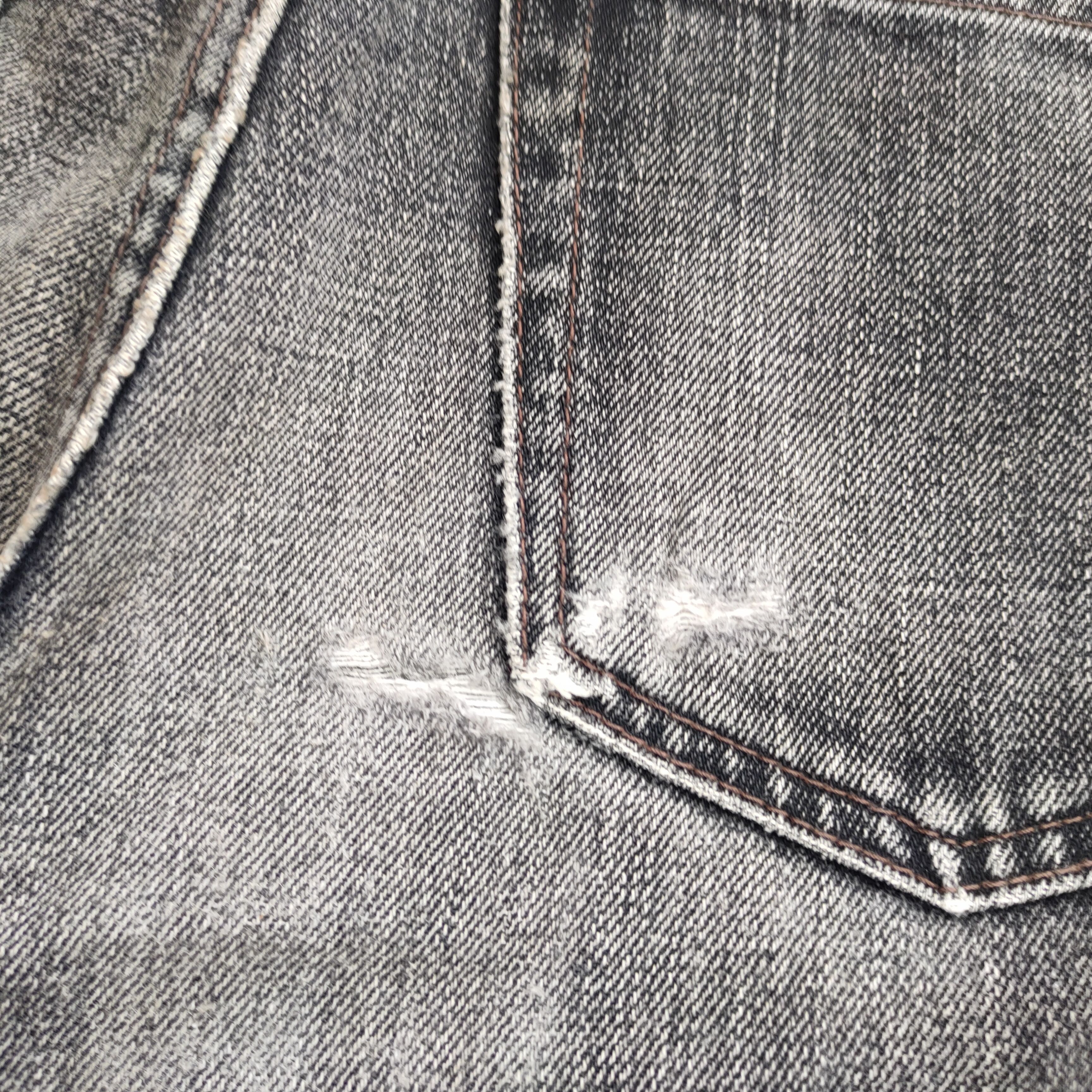 Japanese Brand × Jean VINTAGE JAPANESE FADED BLACK RIPPED JEANS DENIM PANTS Size US 30 / EU 46 - 11 Thumbnail
