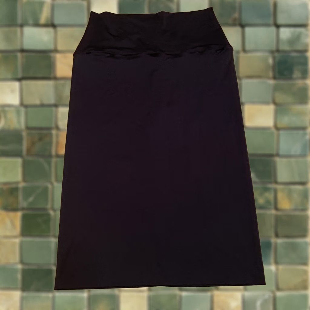 Vintage Epoque Evolution the one Pencil Skirt Black Medium Stretch Business Casual Skirt Women Midi Straight & Pencil Size M Womens Size 32" / US 10 / IT 46 - 1 Thumbnail