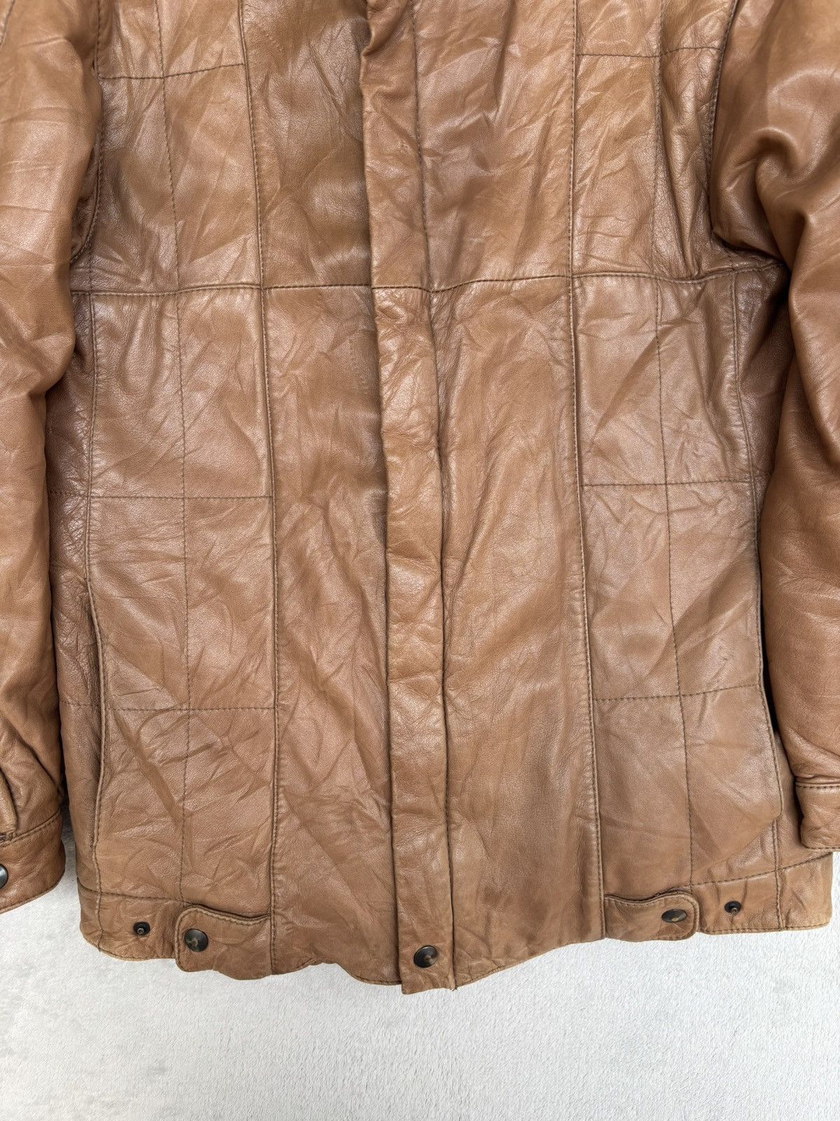 Bally 1980s Bally International Paneled Leather Jacket Size US S / EU 44-46 / 1 - 7 Thumbnail