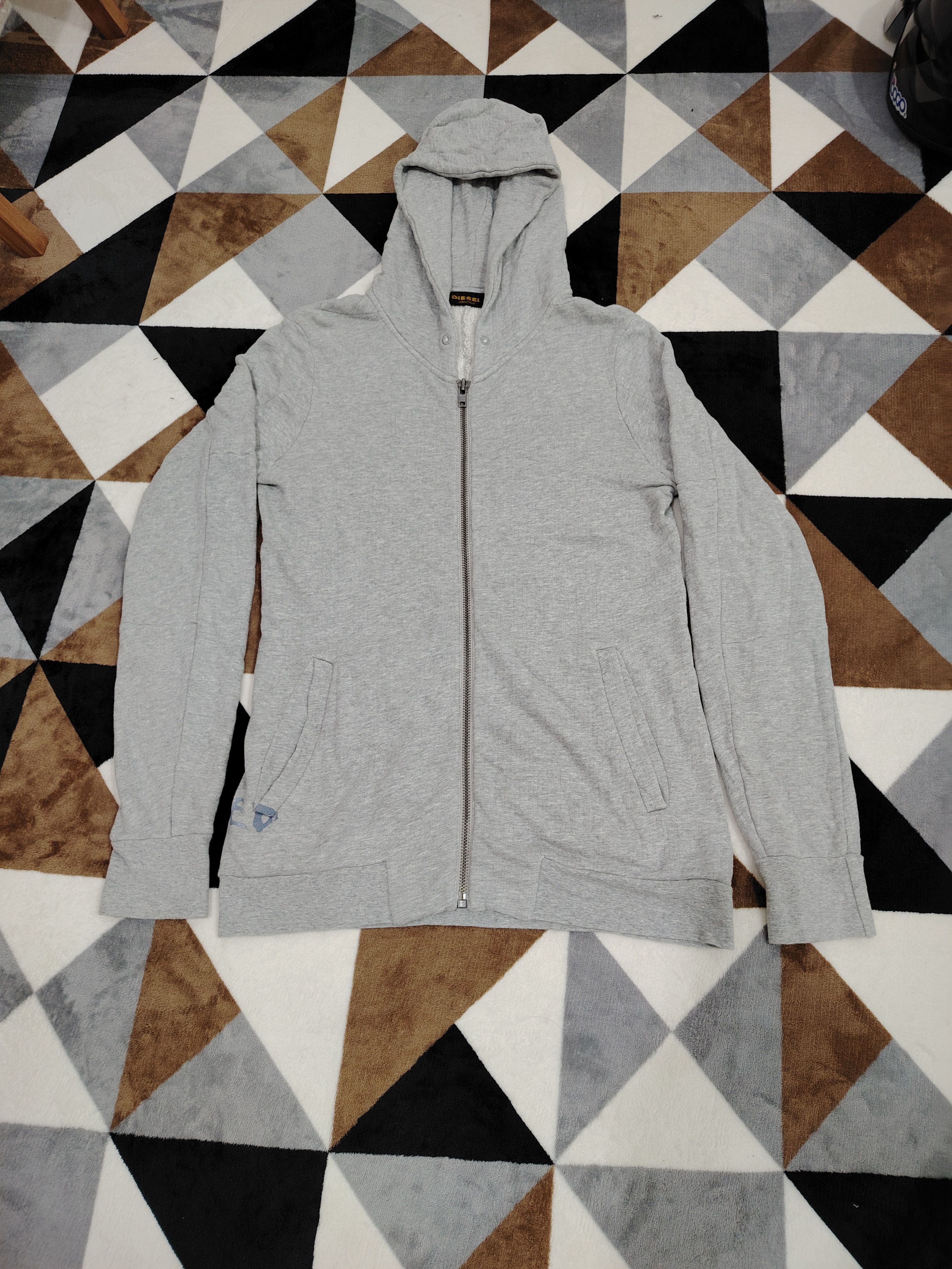 Diesel × Diesel Black Gold Diesel Black Gold Idle Headed Zipper Hoodie Sweater Size M / US 6-8 / IT 42-44 - 2 Thumbnail