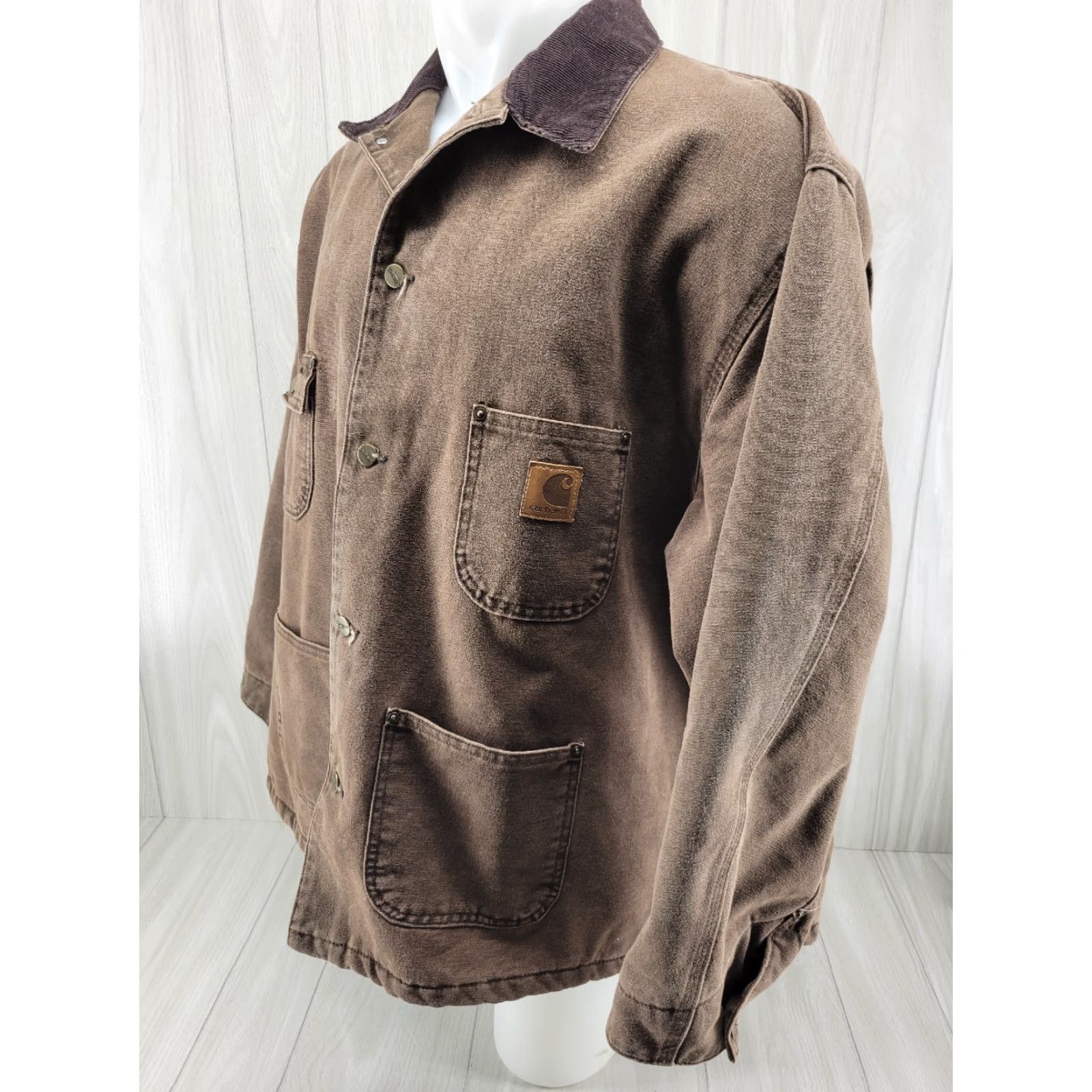 Carhartt VINTAGE Carhartt C02 CHT Chore Barn Coat Blanket Lined Jacket USA Mens 2XL XXL Coat Size US XXL / EU 58 / 5 - 2 Thumbnail