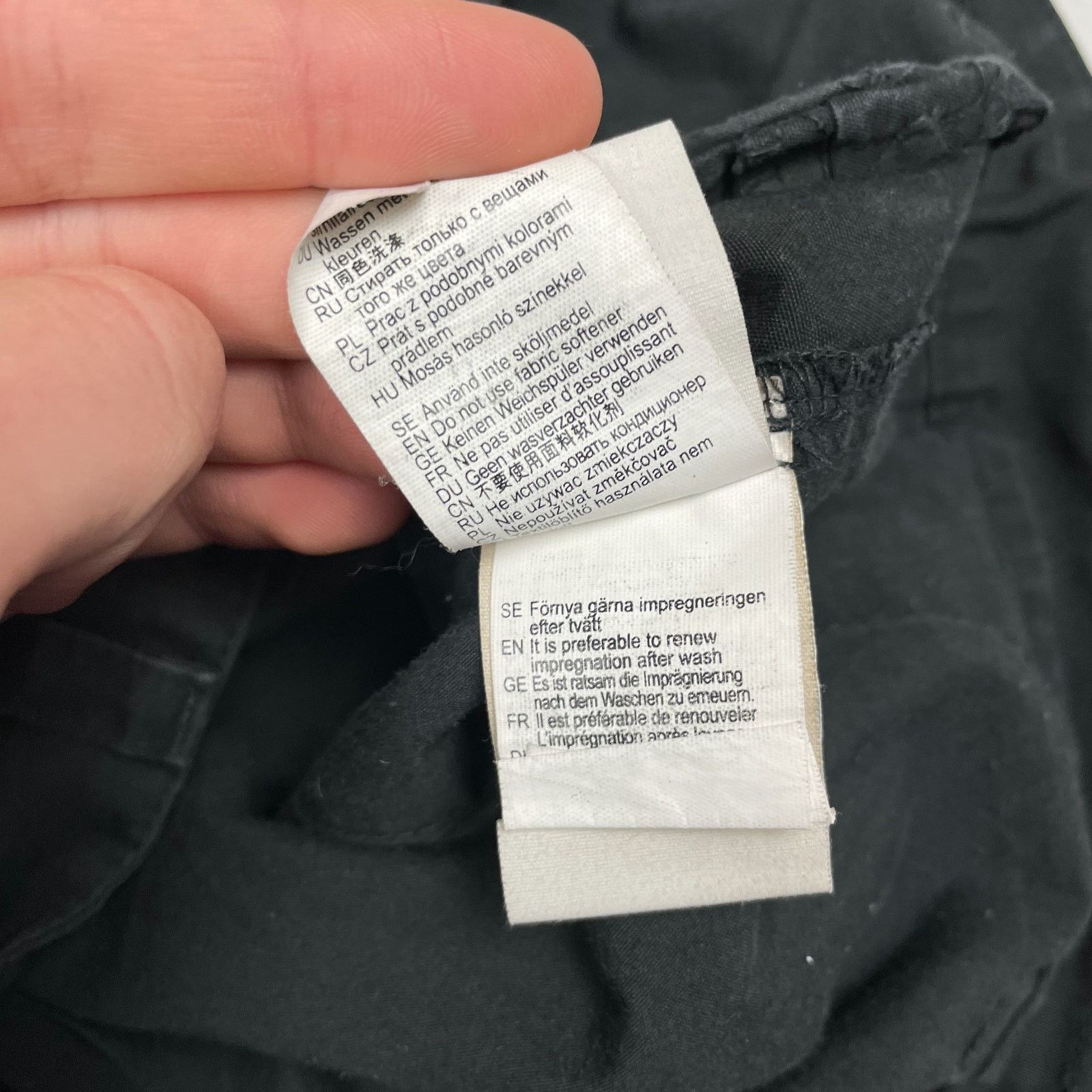 Fjallraven Fjällräven Men's Black Polyester Comfort Reivo Trousers 48 Size US 30 / EU 46 - 14 Thumbnail