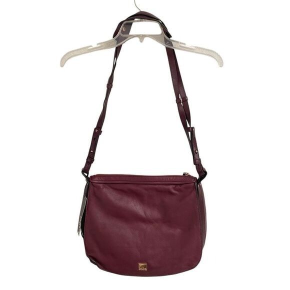 Other Kooba Leroy hobo crossbody handbag wildberry burgundy red NE Size ONE SIZE - 7 Thumbnail
