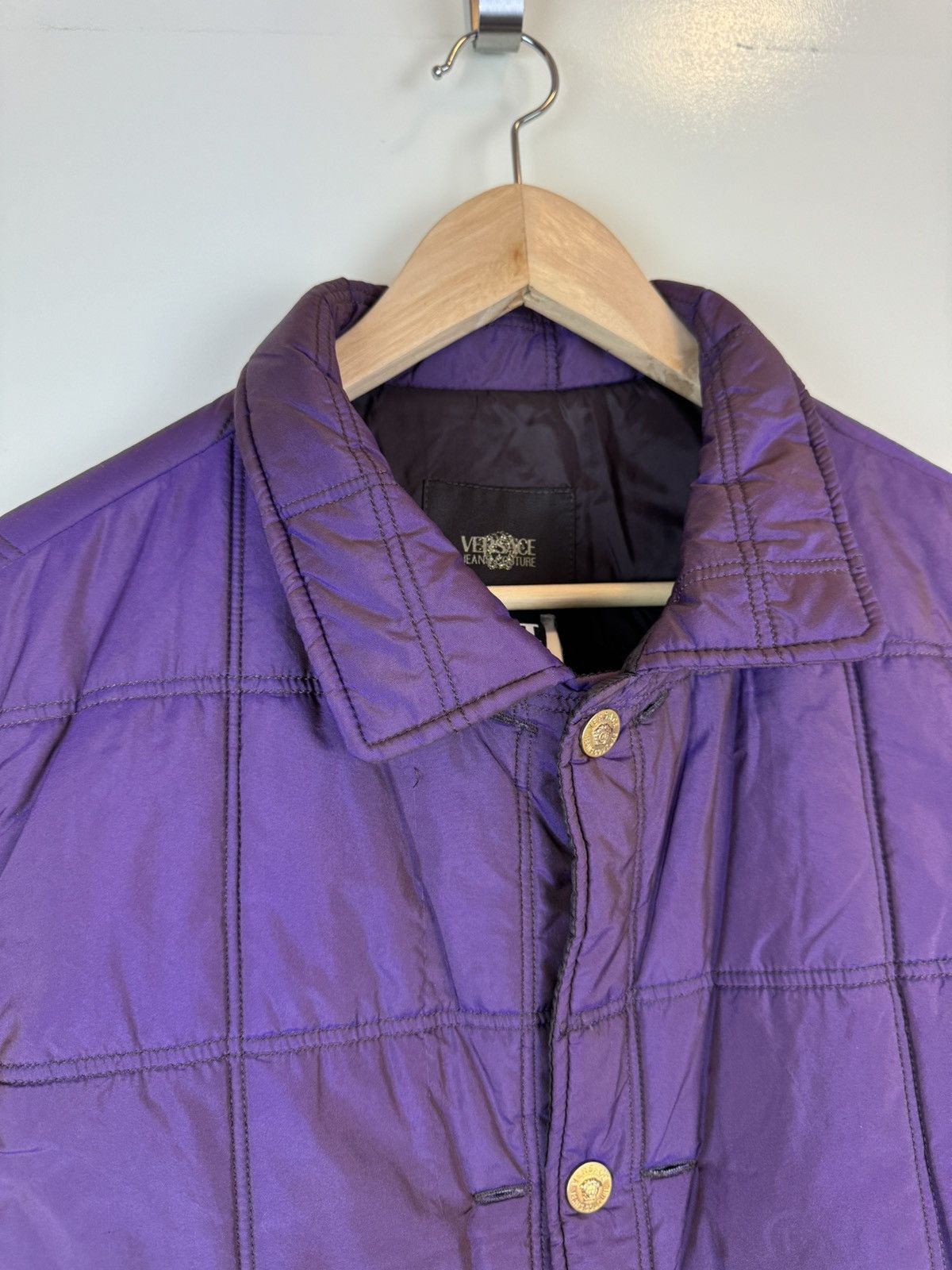 Versace Versace Vintage sleeveless quilted jacket unisex vest gilet Size US XL / EU 56 / 4 - 7 Thumbnail