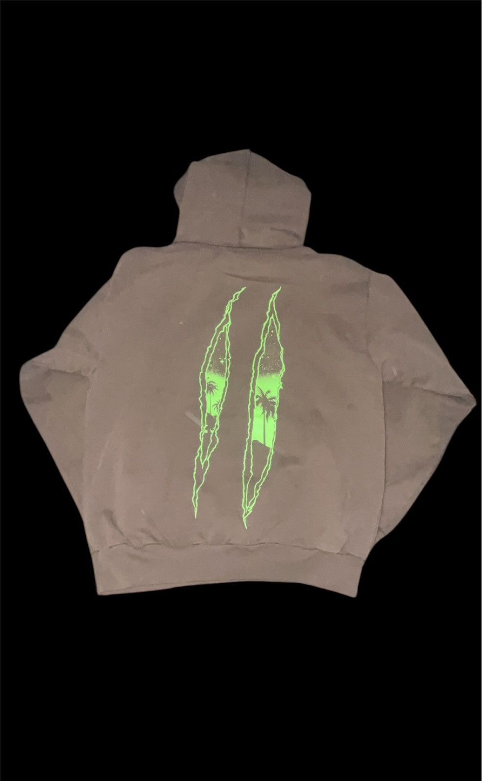 Designer Brown and green Victoria Monet Merch hoodie Sz M heavyweight Size US M / EU 48-50 / 2 - 6 Thumbnail