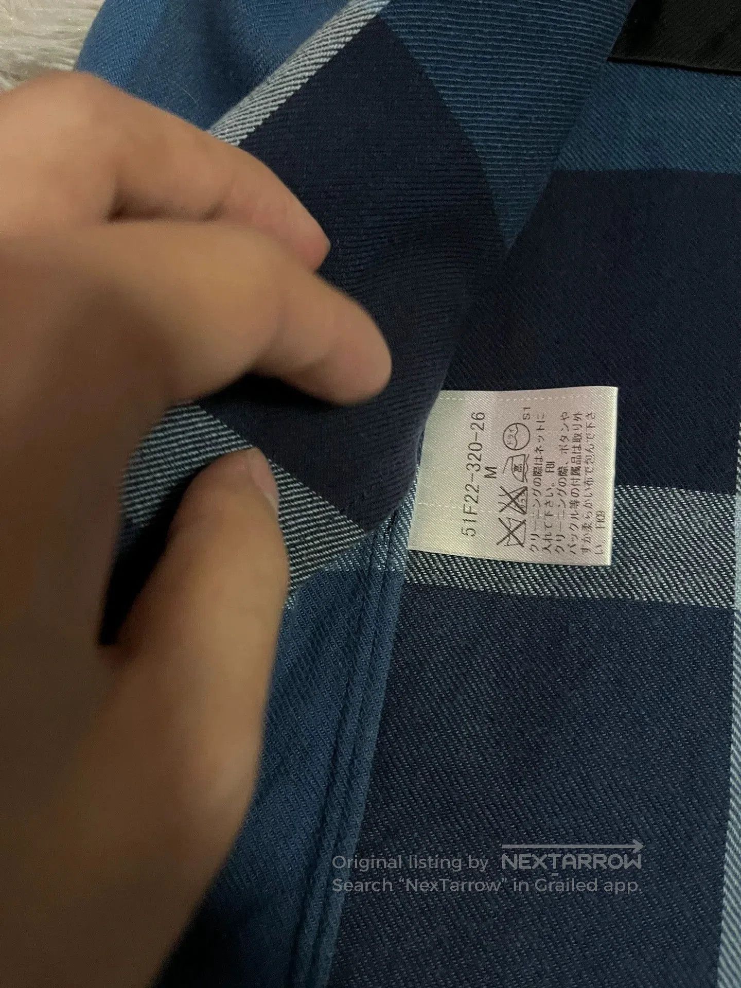 Burberry Burberry Black Label Blue Plaid Trench Coat. Size US L / EU 52-54 / 3 - 5 Thumbnail