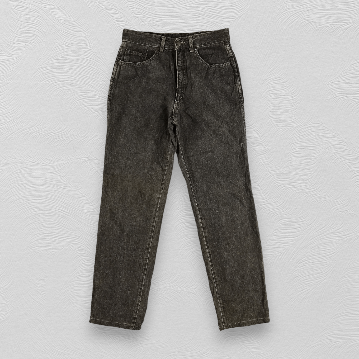 Japanese Brand Vintage Gum Gumex Jeans Faded Black Denim KJ1397 Size US 30 / EU 46 - 1 Thumbnail