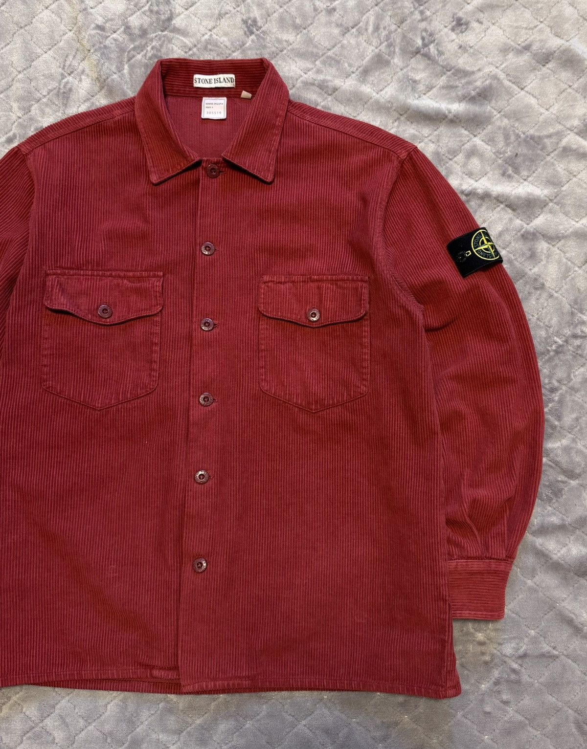 Stone Island Archive 1990s Stone Island Corduroy Overshirt Size US S / EU 44-46 / 1 - 4 Thumbnail