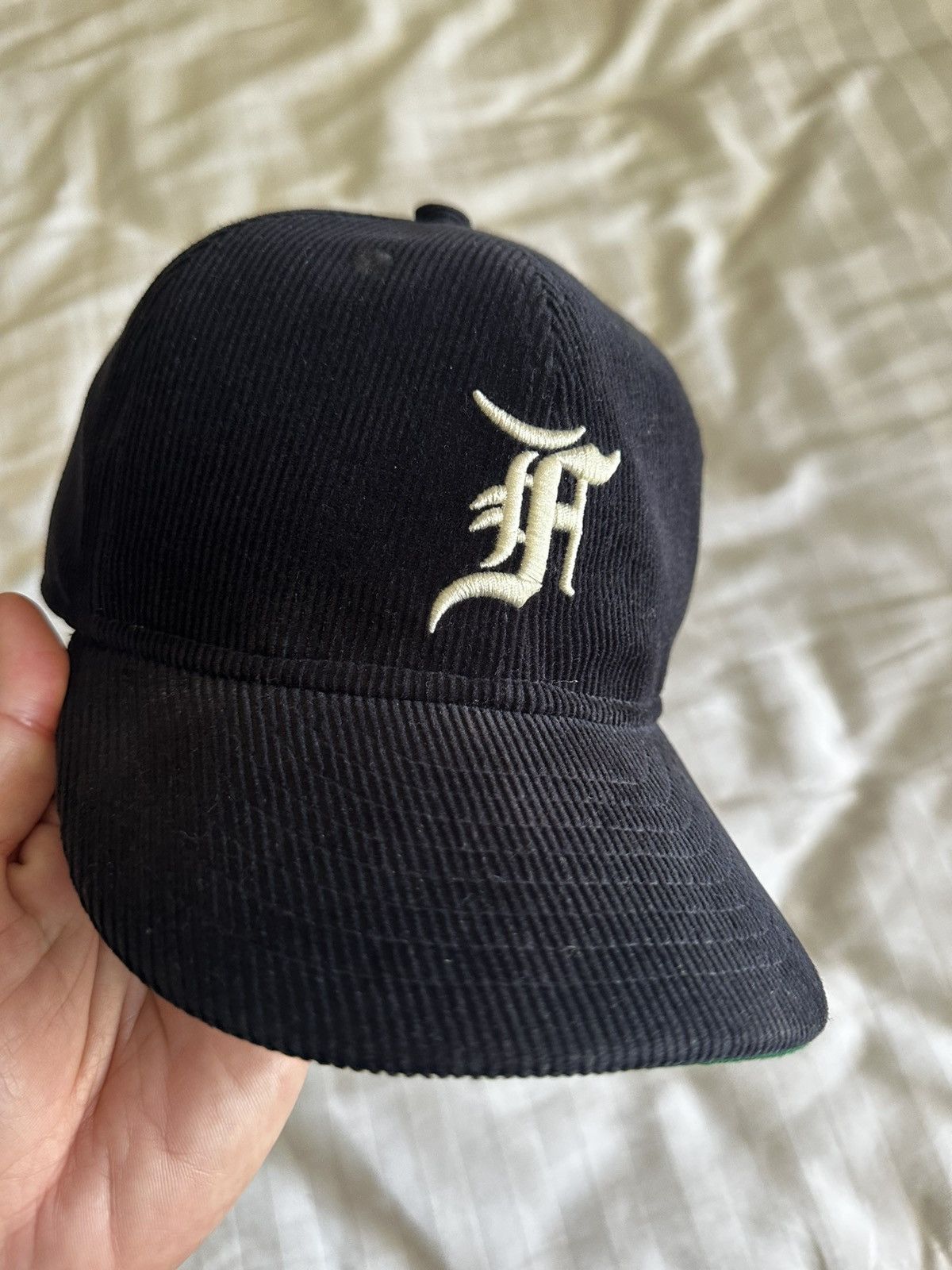 Fear of God × New Era 59 fifty navy corduroy cap new era fear of 
