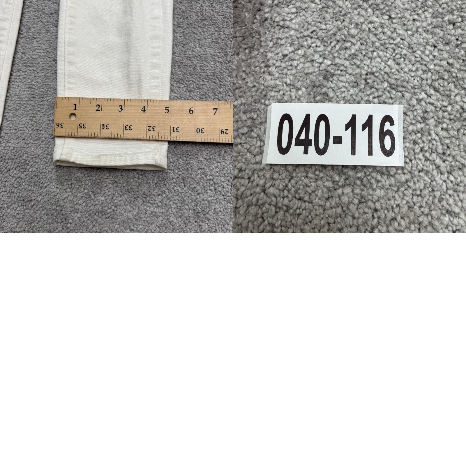Paige Paige Verdugo Jeans Womens 24 Denim Skinny Slim Low Rise White 5-Pocket City Streetwear Modern Jeans Size 42" / US 20 - 11 Thumbnail