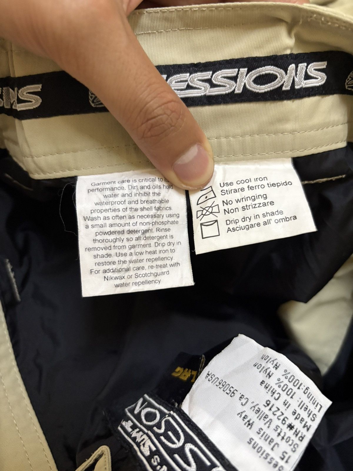 Sessions × Vintage Vintage 90s Sessions Skateboard Baggy Cargo Parachute Pants Size US 34 / EU 50 - 10 Thumbnail