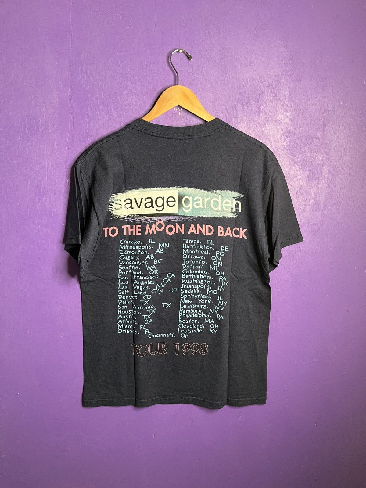 Band Tees × Vintage Vintage 1998 Savage Garden moon and back tour tee Size US L / EU 52-54 / 3 - 2 Thumbnail