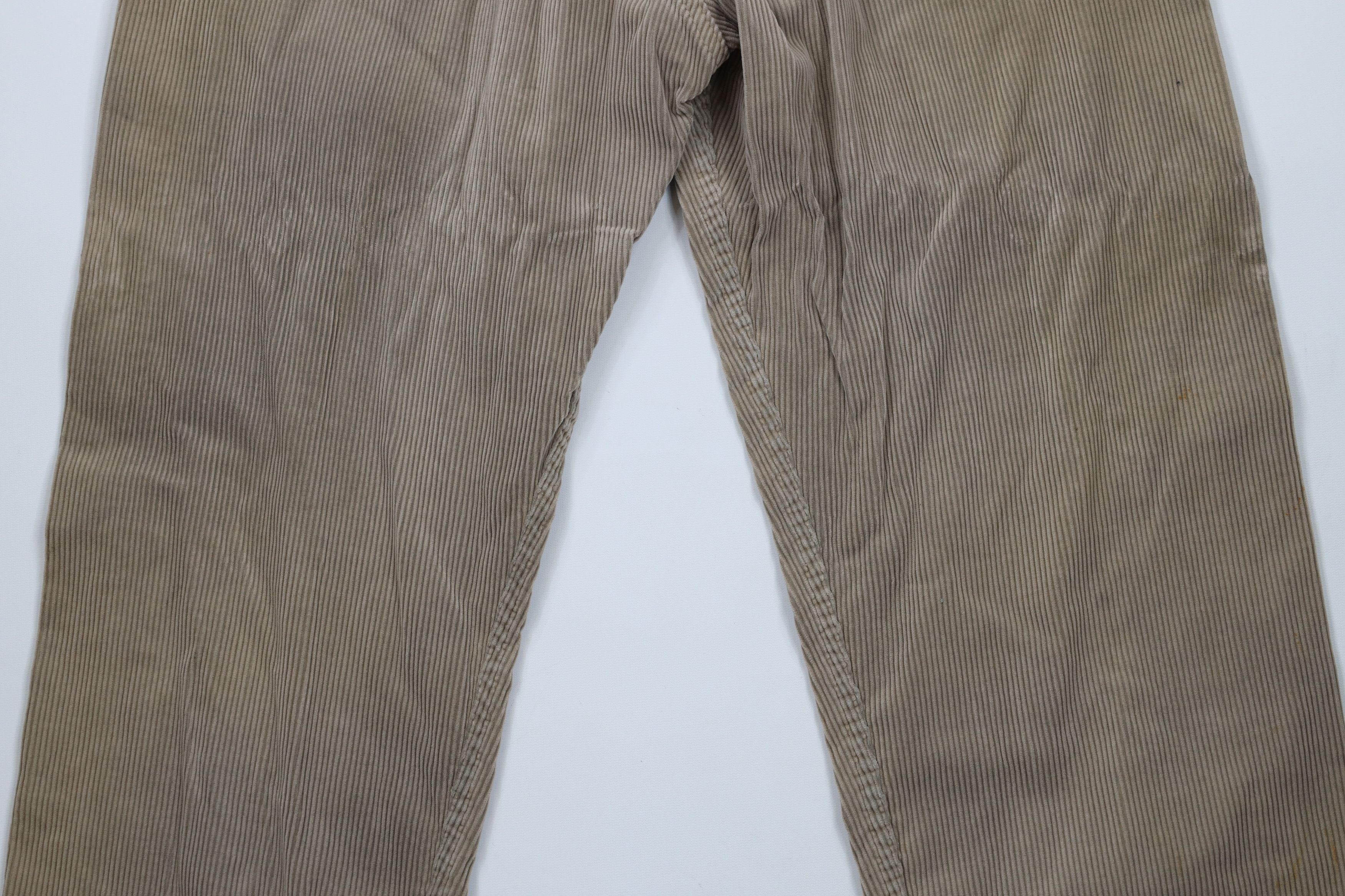 Levi's × Vintage Vintage 90s Levis 565 Loose Fit Wide Leg Corduroy Pants USA Size US 36 / EU 52 - 13 Thumbnail