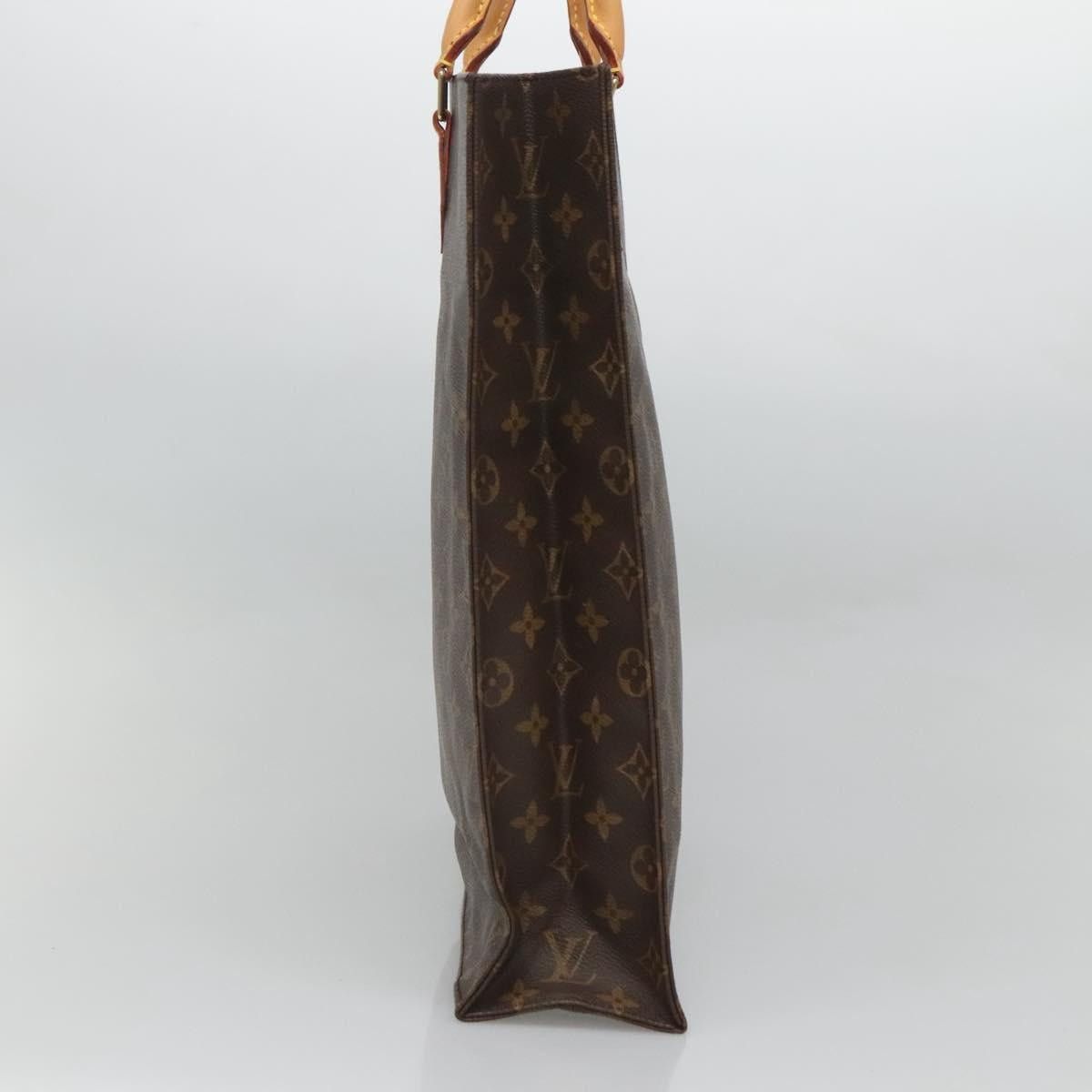 Louis Vuitton LOUIS VUITTON Monogram Sac Plat Hand Bag M51140 Size ONE SIZE - 4 Thumbnail