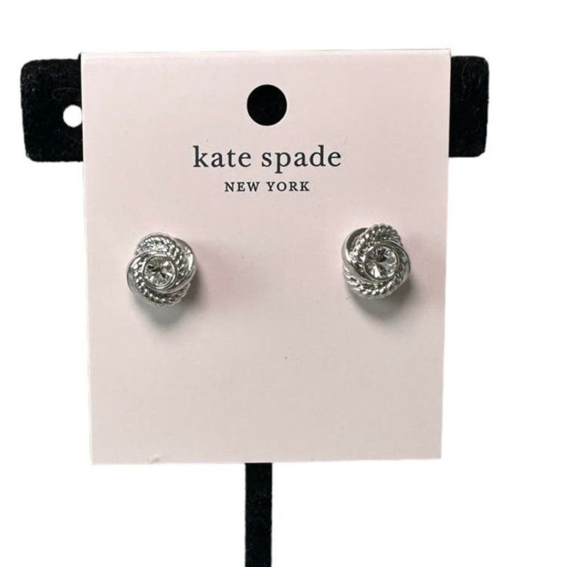 Kate Spade kate spade Infinity And Beyond Knot Studs silver earrings Size ONE SIZE - 1 Thumbnail