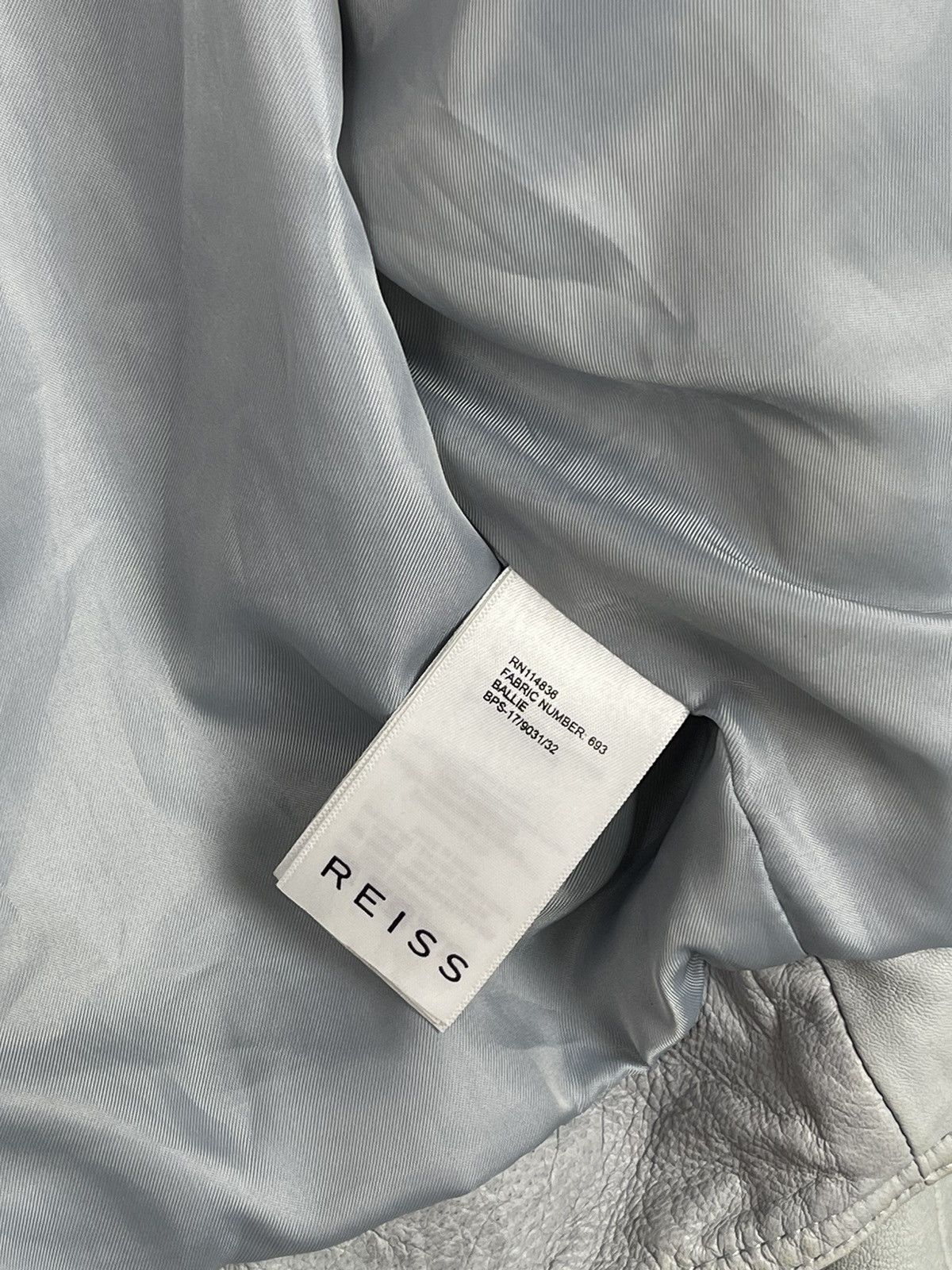 Reiss Reiss Lamb Leather Asymmetrical Jacket Women’s Size Medium Size M / US 6-8 / IT 42-44 - 20 Thumbnail