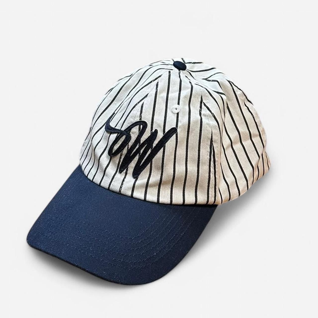 Wish Me Luck Wish me luck white + navy baseball cap Size ONE SIZE - 2 Thumbnail