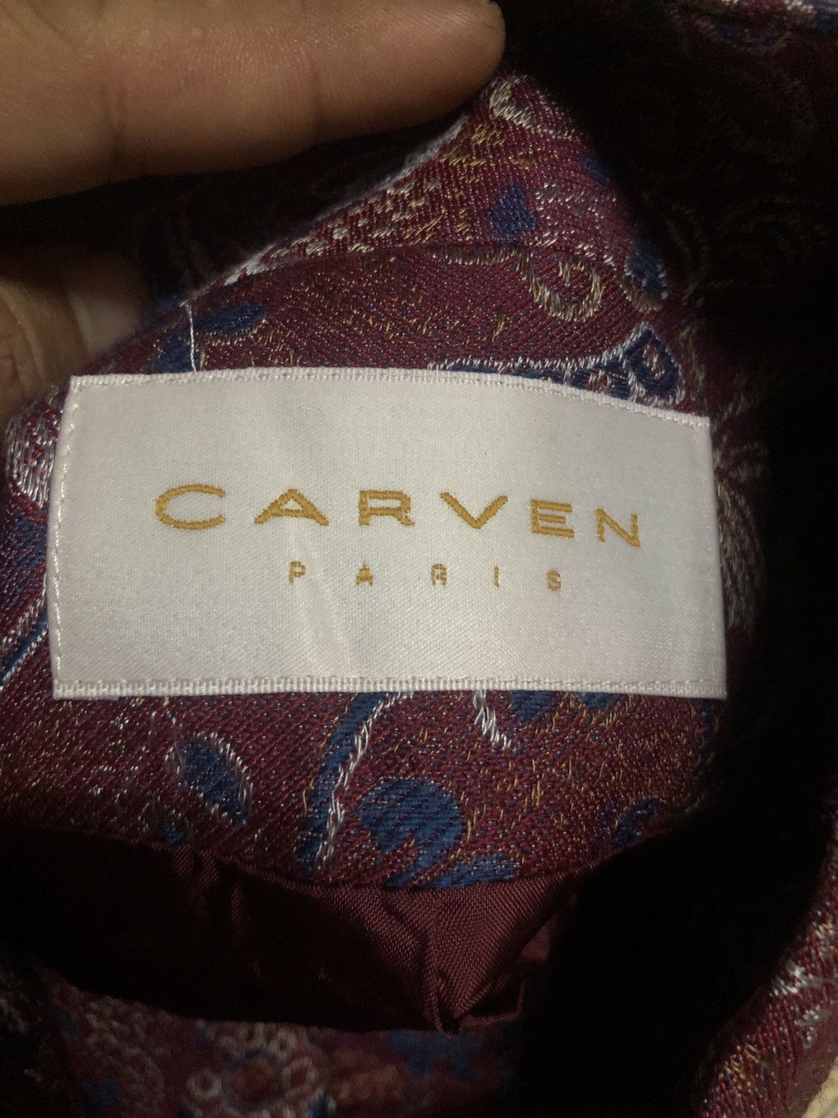 Carven Carven Paris Floral Motif Wool Blend Button Ups Jacket Size S / US 4 / IT 40 - 3 Thumbnail