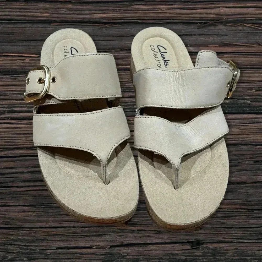 Clarks Clarks Collection Railreigh Park Sandals Size US 7 / IT 37 - 2 Thumbnail