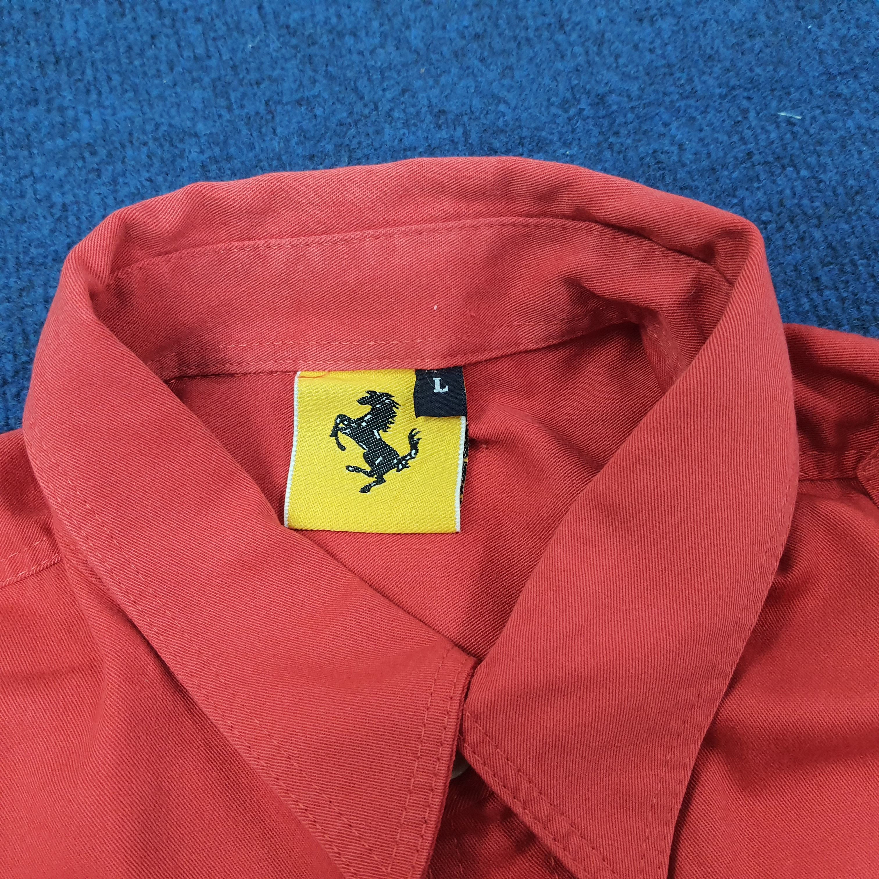 Ferrari Vintage FERRARI Racing Motorsports Workshirt C249N61 Size US M / EU 48-50 / 2 - 6 Thumbnail