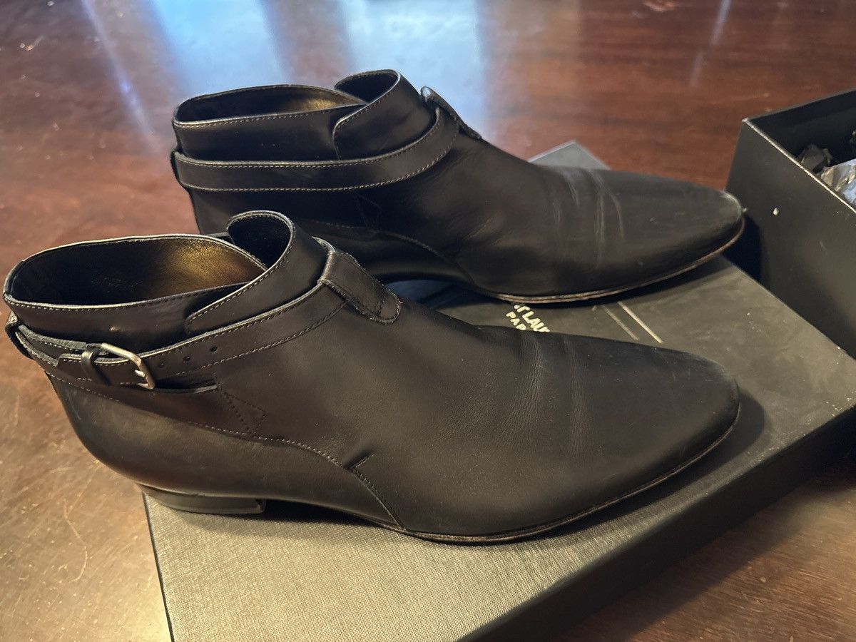Saint Laurent Paris Saint Laurent Jodphur Black Mid Noir Size US 11.5 / EU 44-45 - 9 Thumbnail