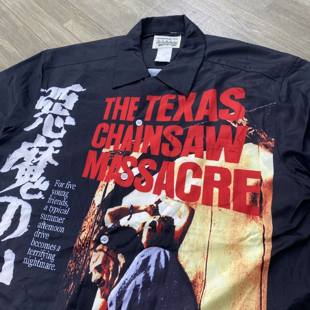 Wacko Maria Wacko Maria Black 'The Texas Chainsaw Massacre' Shirt Size US L / EU 52-54 / 3 - 4 Thumbnail