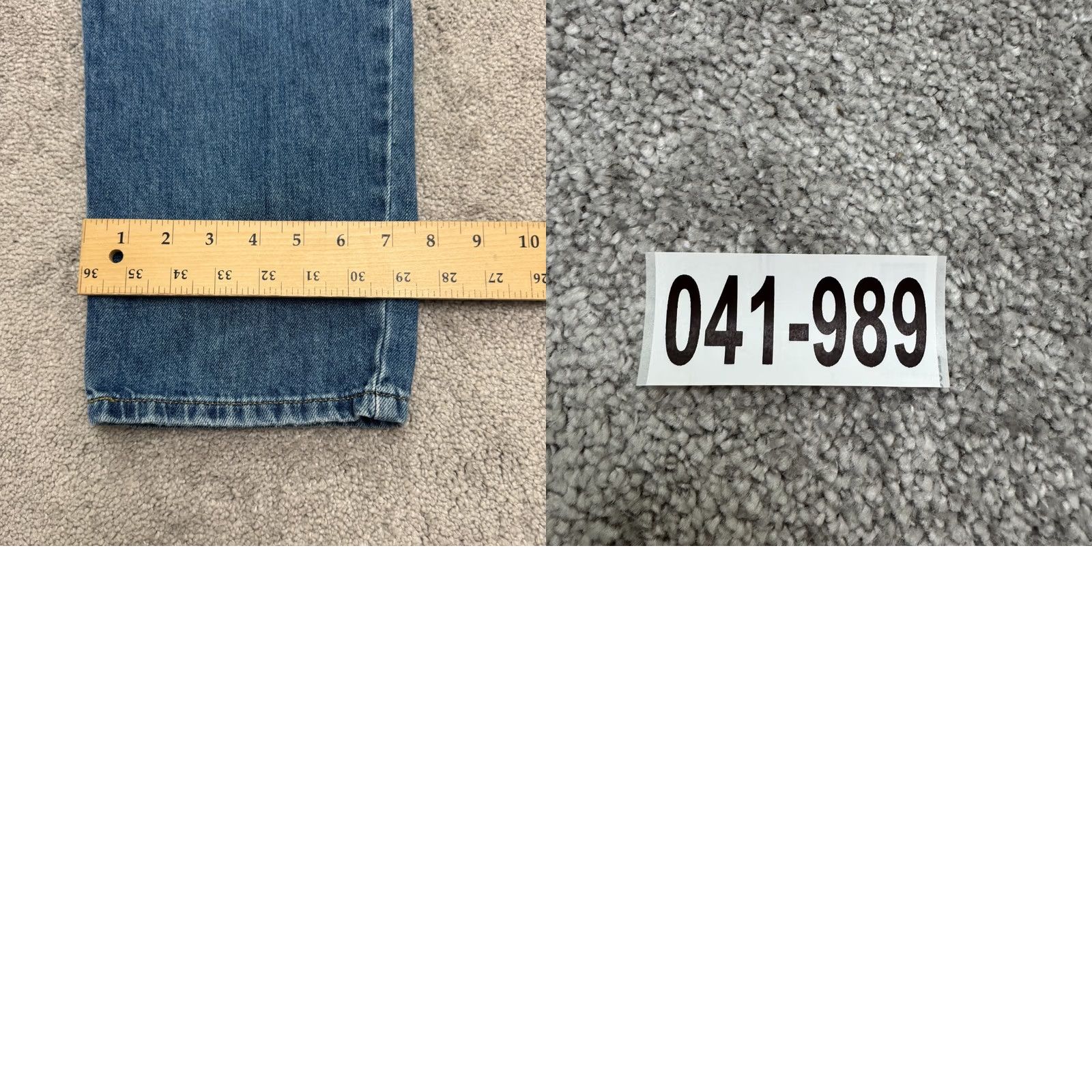 Everlane Everlane Jeans Women 33 Blue Medium Wash Relaxed Straight Denim Size 25" / US 0 / IT 36 - 10 Thumbnail