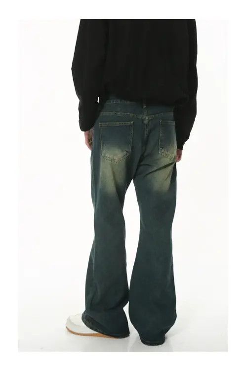 Other Vintage washed distressed flared straight jeans Size US 32 / EU 48 - 6 Thumbnail