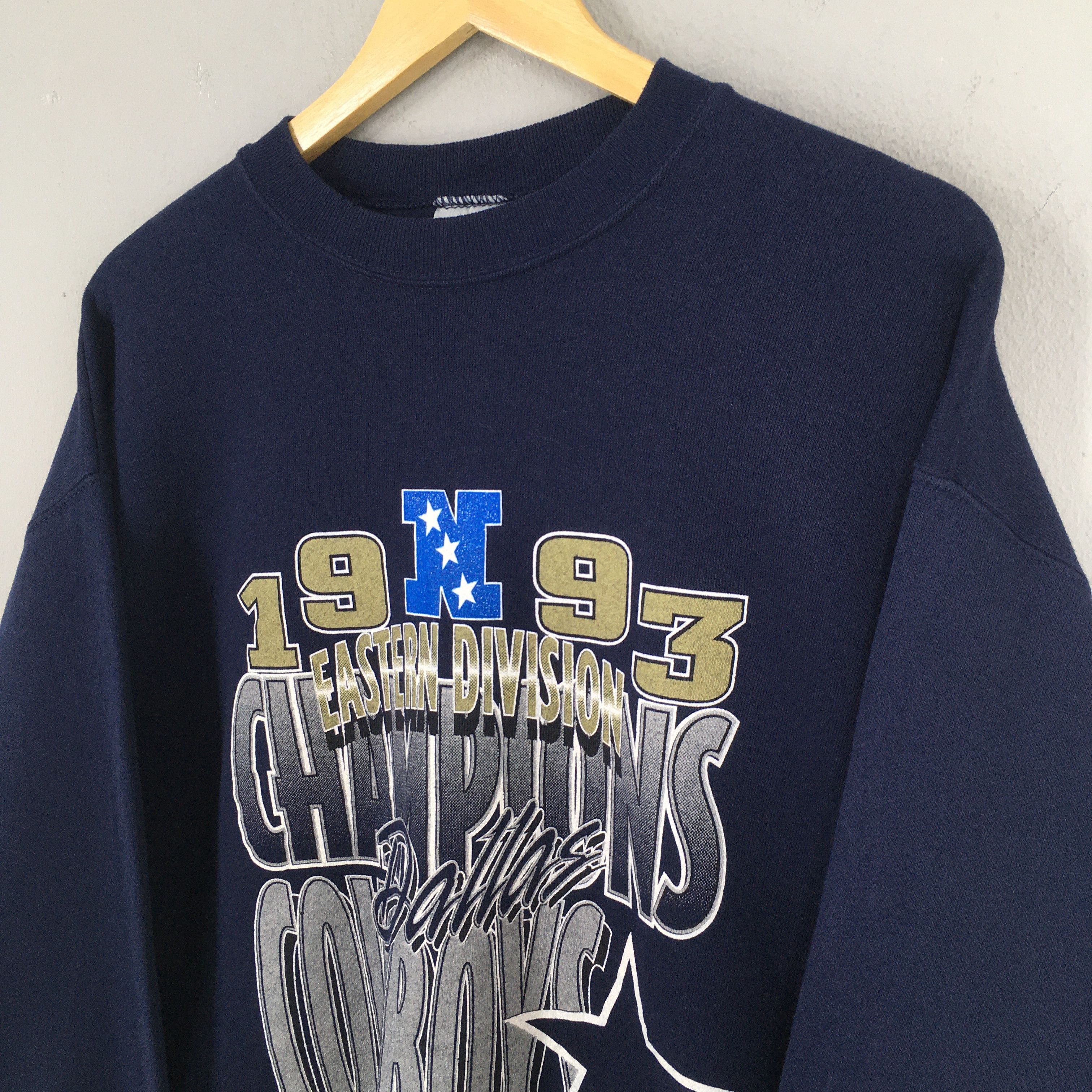NFL Vintage 90s Dallas Cowboys NFL Rugby Sweater XLarge Size US XL / EU 56 / 4 - 3 Thumbnail