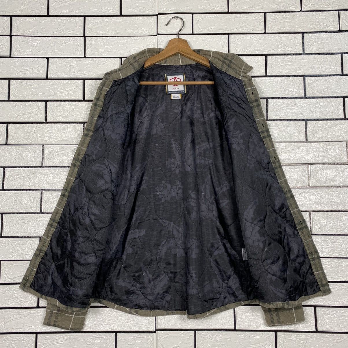 Japanese Brand 📌Vintage Snap Button Jacket RVCA Tartan Design Size US M / EU 48-50 / 2 - 14 Thumbnail