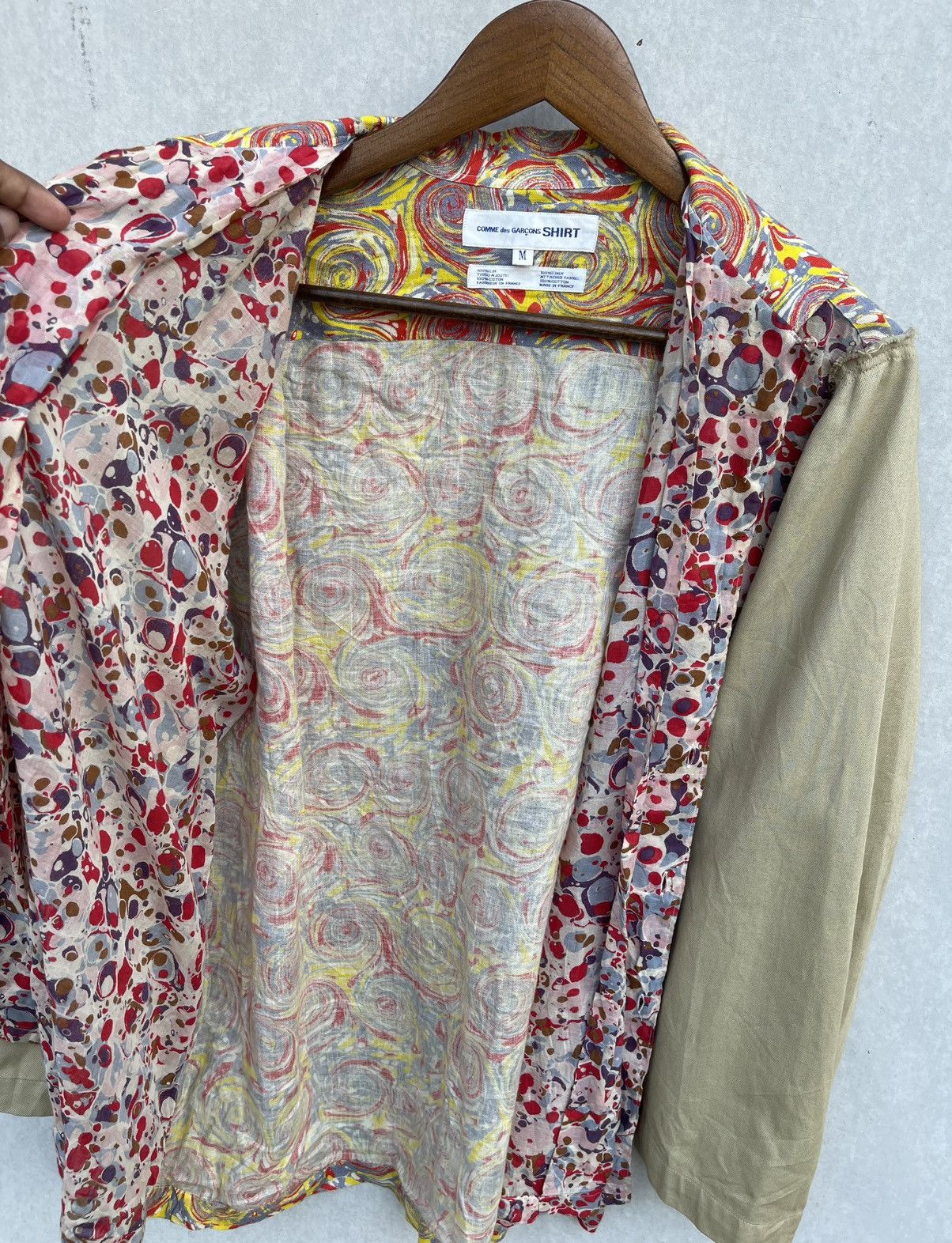 Comme des Garcons SHIRT 🔥 S/S 2015 COMME des GARCONS "FUCKING YOUNG" HYBRID SHIRT Size US M / EU 48-50 / 2 - 18 Thumbnail