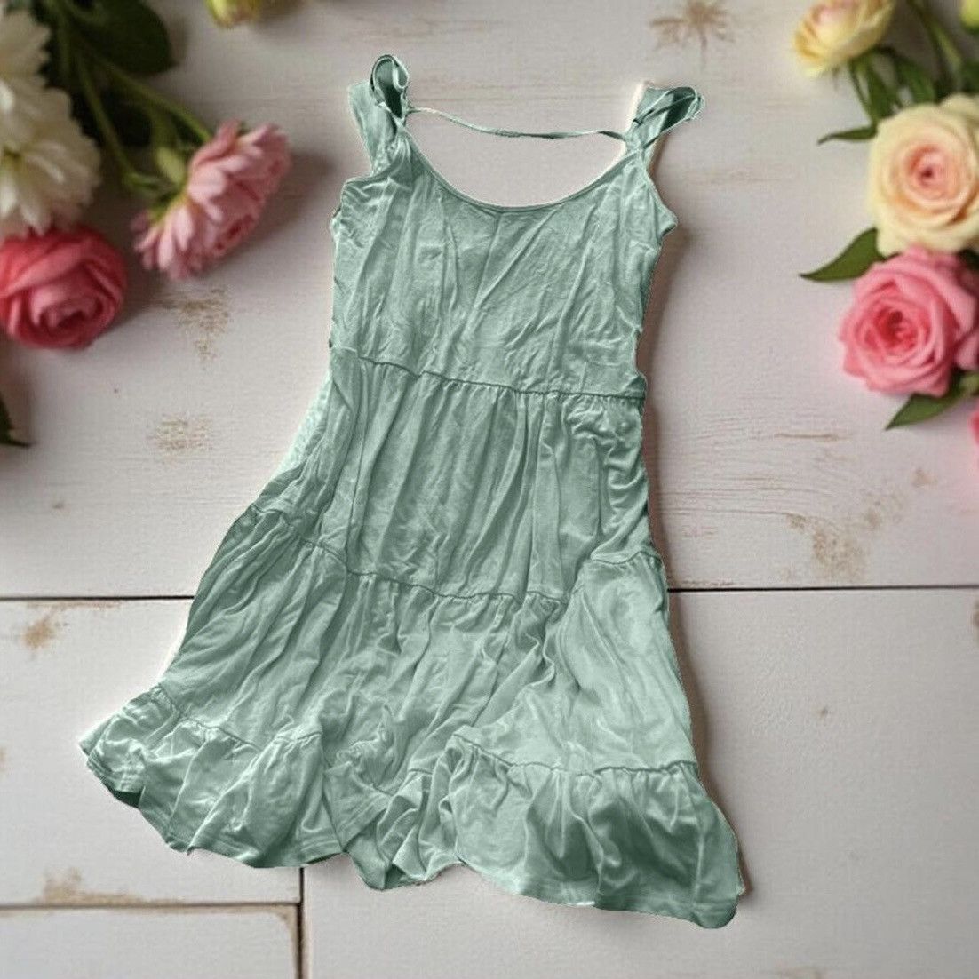 Other White mini dress with ruffles Size S / US 4 / IT 40 - 1 Thumbnail