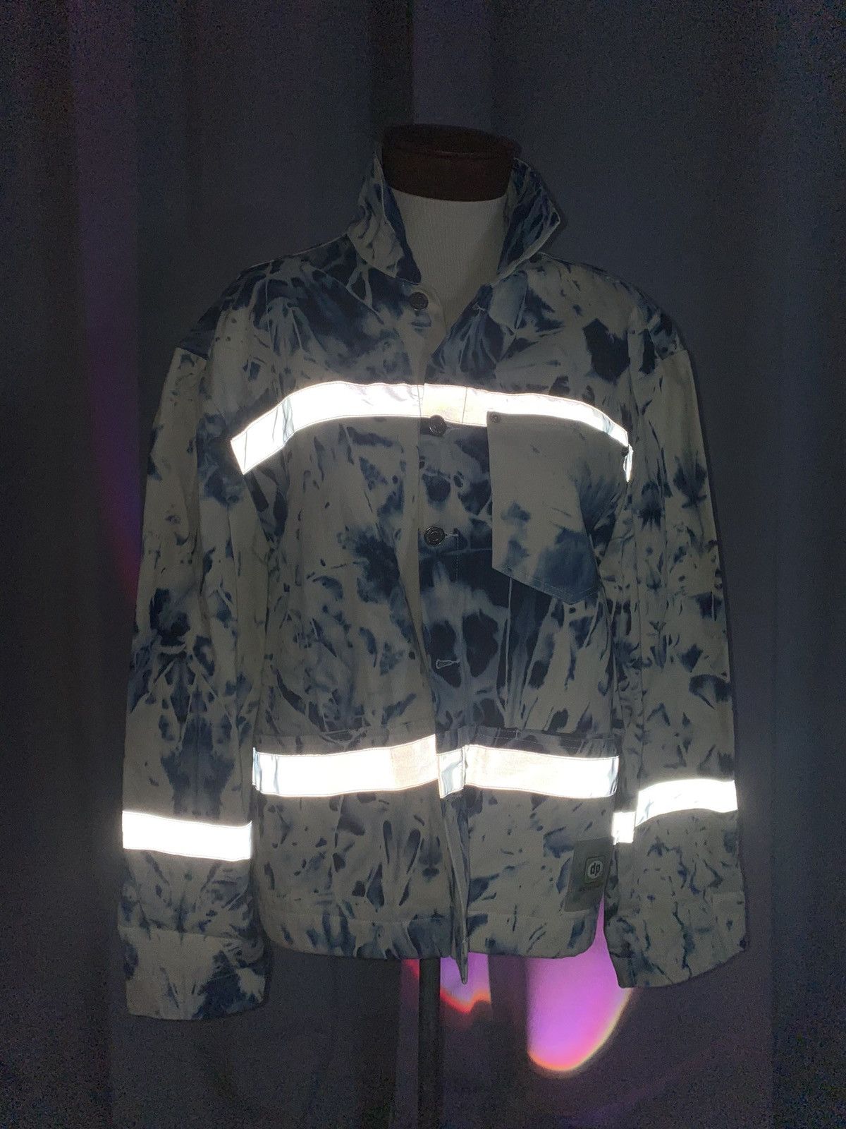Daily Paper Daily Paper Indigo Tie Dyed Utility Coat Size US S / EU 44-46 / 1 - 2 Thumbnail