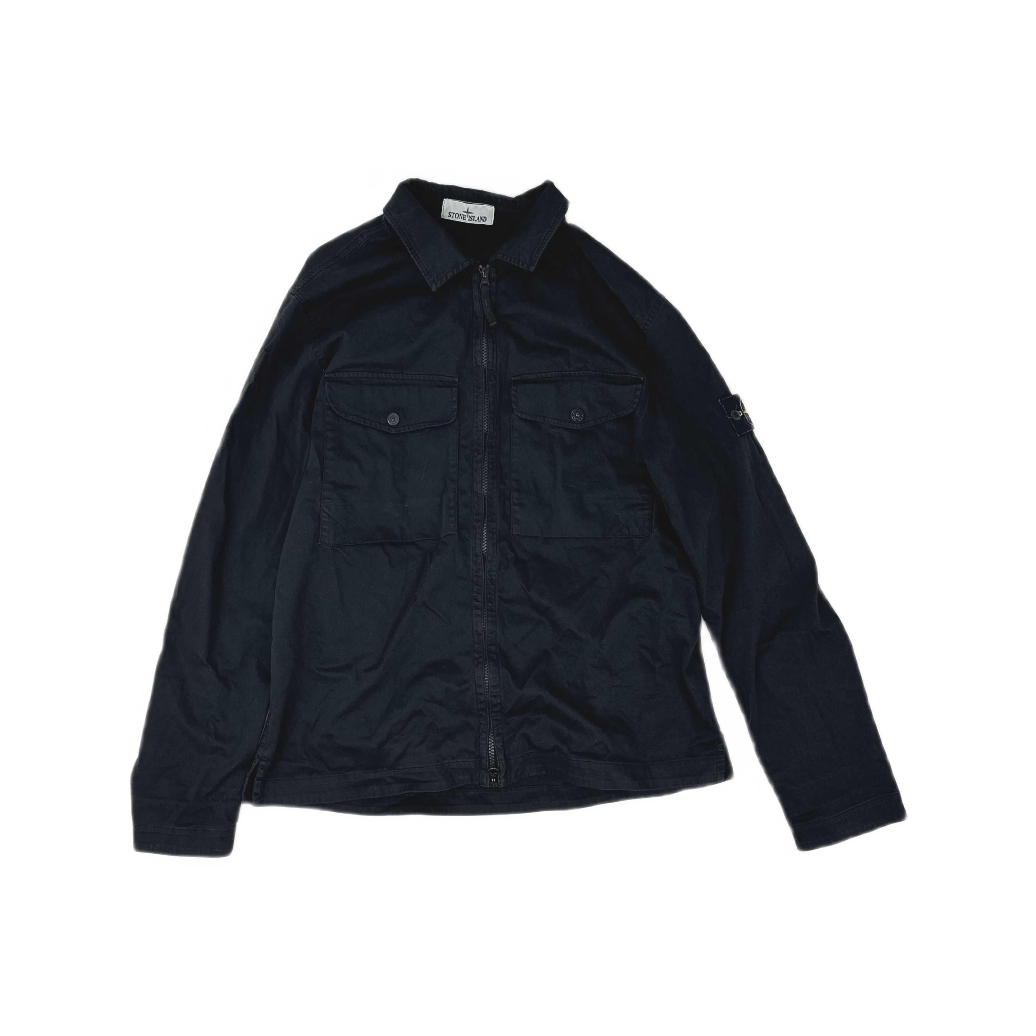 Stone Island STONE ISLAND Logo Patch Zip Jacket Size L Size US L / EU 52-54 / 3 - 1 Thumbnail