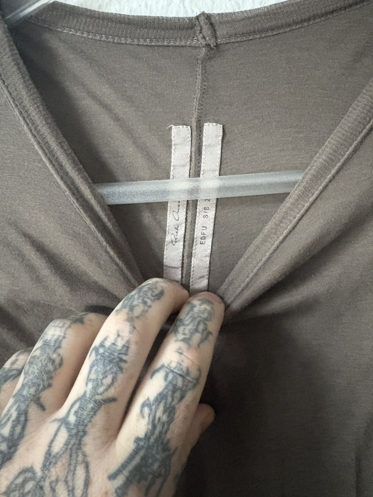 Rick Owens Rick Owens double layer tshirt Size US XXL / EU 58 / 5 - 4 Thumbnail