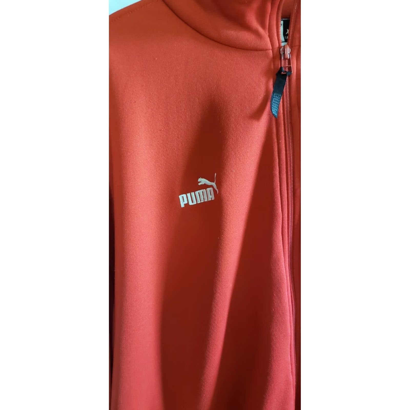 Puma VINTAGE Puma Track Jacket Mens XL Red & White Full Zip Up EUC Size US XL / EU 56 / 4 - 4 Thumbnail