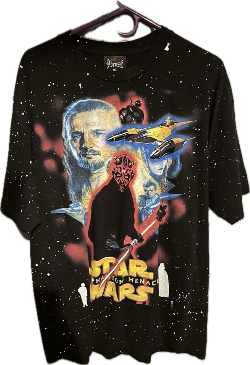 image of Star Wars Dbruze T-Shirt Size 3Xl Men’S Tee in Black, Men's