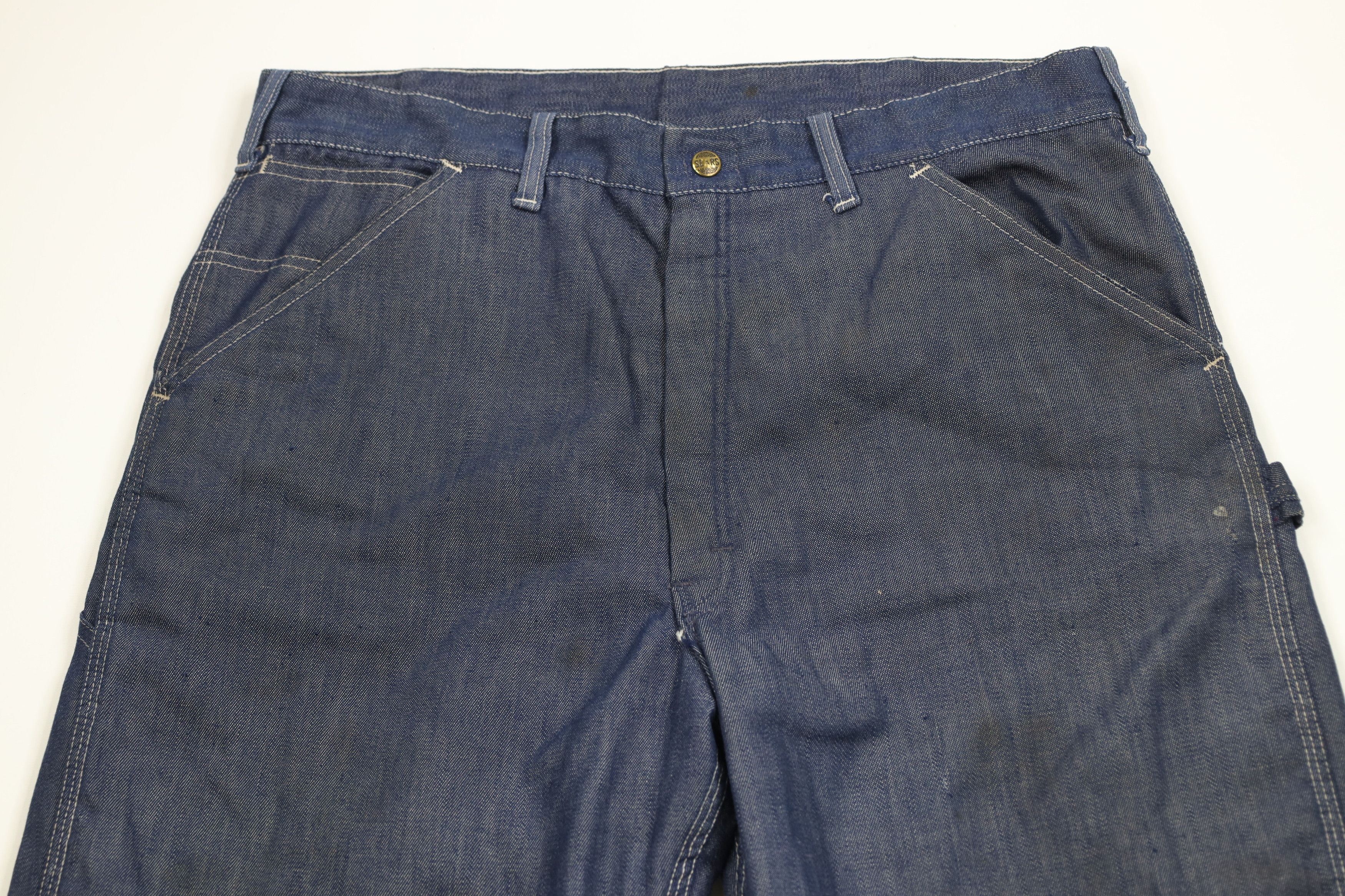 Vintage Vintage 60s 70s Streetwear Quilt Lined Wide Leg Jeans Size US 36 / EU 52 - 3 Thumbnail