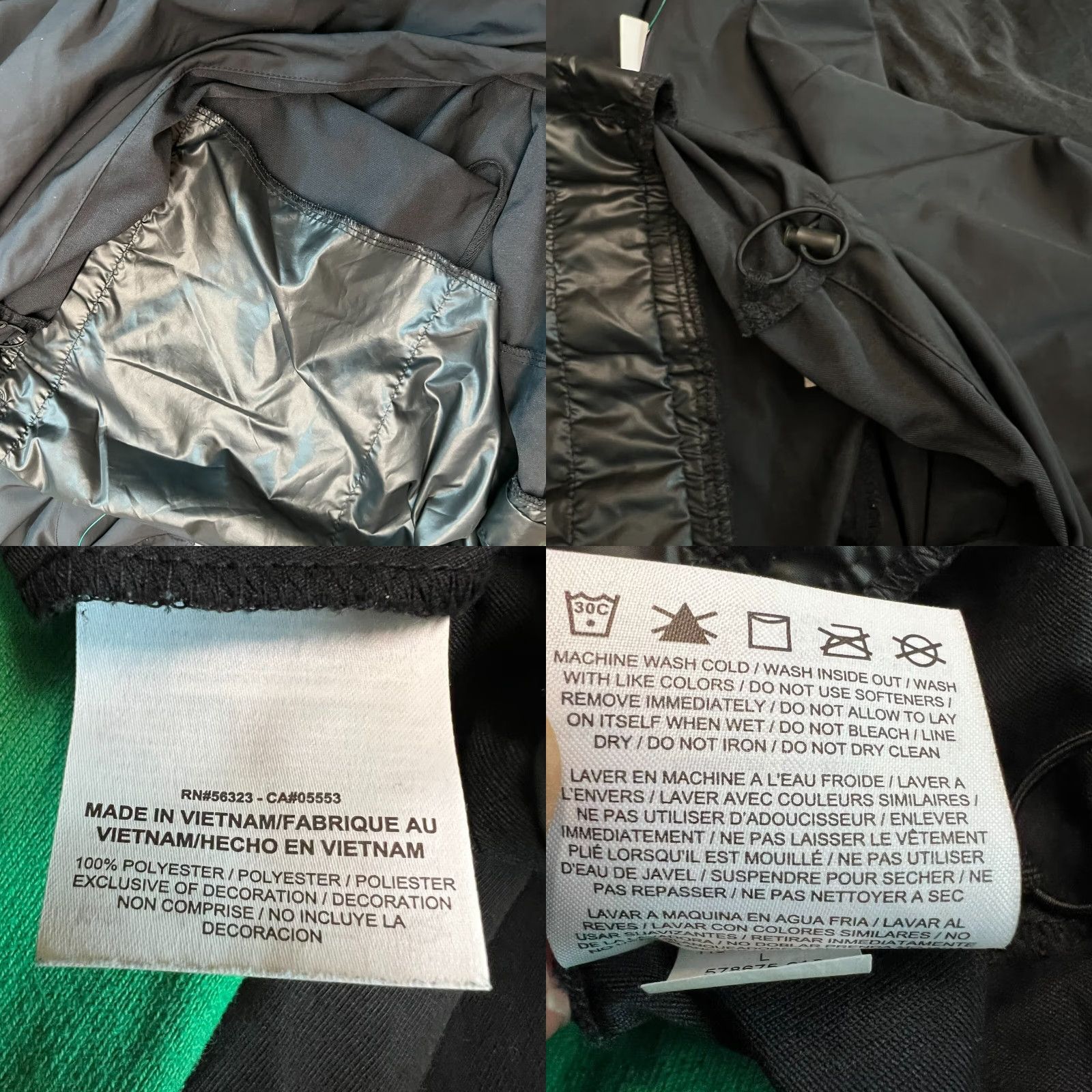 Nike Nike Golf Dri Fit Long Sleeve 1/4 Zip Jacket Men L Black Golf Nike Dri-Fit Mid-Length Solid Long Sleeve Pullover Jacket Mens 24/7 Size US L / EU 52-54 / 3 - 8 Thumbnail
